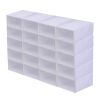 20pcs/Set Thicken Shoes Box Stackable Plastic Drawer Case Shoes Storage Stand Organizer Shelf for Hallway Living Room Shoebox