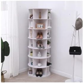 Original Rotating Shoe Rack Tower,7-tier hold over 35 pairs of shoes, Spinning Shoe Display Lazy Susan, Rotate Shoes Closet