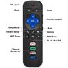 (Pack of 2) Replaced Remote Control Only for Roku TV; Compatible for TCL/Hisense/Onn/Sharp/Element/Westinghouse/Philips Roku Series Smart TVs (Not for