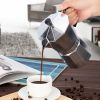 Italian Type Coffee Maker Aluminum Mocha Espresso Percolator Pot Coffee Maker Moka Pot Espresso Shot Maker Espresso Machine