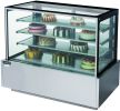 Dukers Commercial 72" Right Angle Edge Cake Showcase Refrigerator