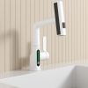 Pull-Out Lift LED Temperature Digital Display Bathroom Basin Faucet