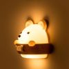 Bear Bedside Lamp Bedside LED Wall Table Lamp Bear-Shaped LED Children Lamp With Remote For Wardrobe Bedroom Dormitory