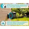 GARDENA 115' ft. Wall Mounted Retractable Hose Reel, Black and Turquoise