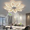 35.4In Ceiling Fan with Lights, Remote Control 3 Color Temperatures,6 Gear wind Speed Fan Light