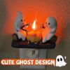 Ghost Campfire Flickering Nigh Tlight,Halloween Decoration Indoor