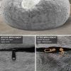 Bag Chair Coverit Was Only A Cover, Not A Full Bean BagChair Cushion, Big Round Soft Fluffy PV Velvet Sofa Bed Cover, Living Room Furniture