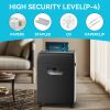 Paper Shredder,18-Sheet High Security Level P-4 Heavy Duty Paper/Card Shredder for Home Office by 5.28 Gallons Pullout Waste Bin (ETL)