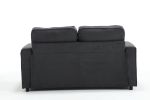 3 Fold Sofa,Convertible Futon Couch sleeper sofabed,Space saving loveseat,Pull Out Couch Bed for Living Room,Dark Gray & Light Gray & Beige