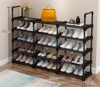 Household Assembly Extra Large Multilayer Shelf Simple Shoe Racks (size: 135*90)