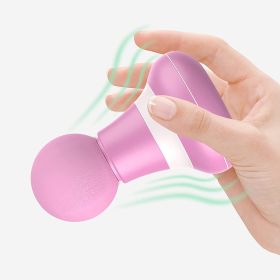 Powerful Handheld Massager Wand With 6 Magic Vibration Modes, Personal Mini Electric Massager Men & Women For Neck Shoulder Back Body Massage (Color: PINK)