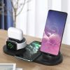 6 In 1 Rotate Holder Universal Wireless Charger For Phone Smart Watch Earphones