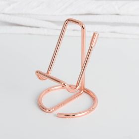 Mobile Phone Holder (Color: rose gold)