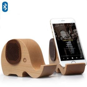 WOODSY GOODSY 2 IN 1 Bluetooth Speaker And Cell Phone Stand (Style: Cat Tail)