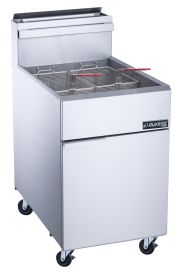 Dukers Commercial Kitchen Fryer With Four Tube Burner (Material: Stainless Steel, Model: DCF5-NG(Natural Gas))