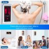 Shower Phone Holder Waterproof Case; Anti-Fog HD Touchscreen Wall Shower Phone Mount For Bathroom Mirror Bathtub Kitchen Fits Cell Phones Under 7.3 In