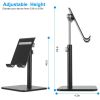 Adjustable Cell Phone Tablet Stand Desktop Holder Mount Bracket Dock Fit for iPad Kindle iPhone Aluminum Alloy