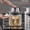 Glass Hand Foaming Soap Dispensers with Silver Pump