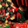 Christmas Children'S Clothing Parent-Child Cute Green Red Sequins Elf Boys And Girls Kindergarten Performance